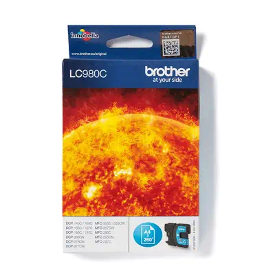 LC980C - Cartouche d'encre Brother originale – Cyan - Cartouches d'encre - visuel 1