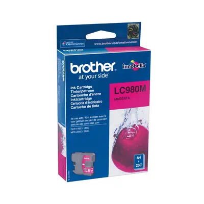 LC980M - Cartouche d'encre Brother originale – Magenta - Cartouches d'encre - visuel 2