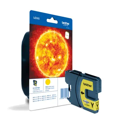Brother LC980YBP cartouche d'encre 1 pièce(s) Original Jaune - Cartouches d'encre - visuel 2