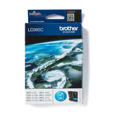 LC985C - Cartouche d'encre Brother originale – Cyan - Cartouches d'encre - visuel 1