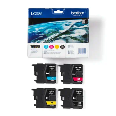 LC985VALBP - Pack de cartouches d'encre Brother originales Brother - visuel 1 - hello RSE - Performances optimales