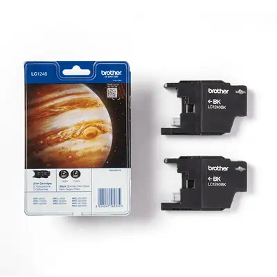 Pack de deux cartouches d'encre LC1240BKBP2 Brother originales – Noir - Cartouches d'encre - visuel 3