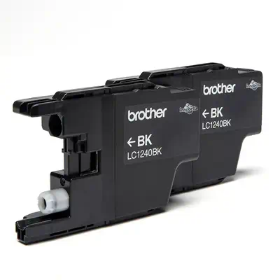 Pack de deux cartouches d'encre LC1240BKBP2 Brother originales – Noir - Cartouches d'encre - visuel 2