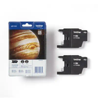 Pack de deux cartouches d'encre LC1240BKBP2 Brother originales – Noir - Cartouches d'encre - visuel 4