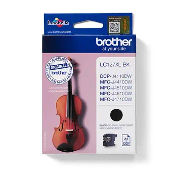 Garantie LC127XLBK - Cartouche d'encre Brother originale à haut rendement – Noir
