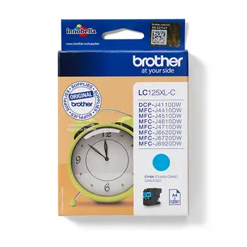 Brother LC-125XLC cartouche d'encre 1 pièce(s) Original Cyan livraison rapide