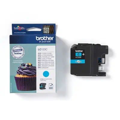 LC123C - Cartouche d'encre Brother originale – Cyan Brother - visuel 1 - hello RSE - Performances optimales