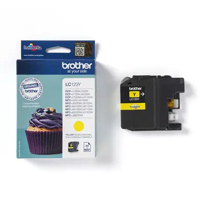 LC123Y - Cartouche d'encre Brother originale – Jaune - Cartouches d'encre - visuel 3