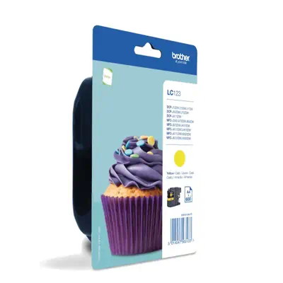 Brother LC123YBP cartouche d'encre 1 pièce(s) Original Jaune - Cartouches d'encre - visuel 1