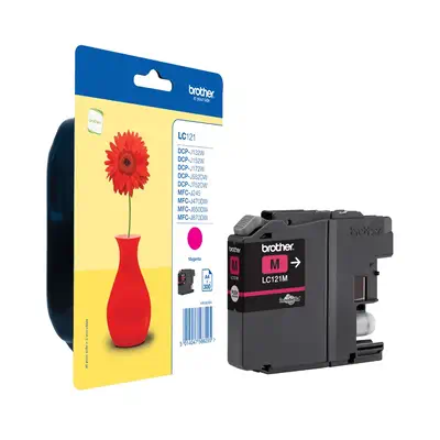 LC121M - Cartouche d'encre Brother originale – Magenta - Toner - visuel 5