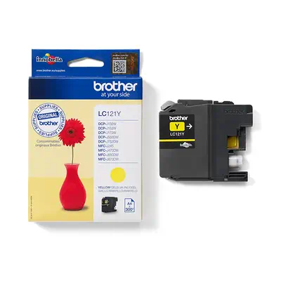 Brother LC-121Y cartouche d'encre 1 pièce(s) Original Jaune - Cartouches d'encre - visuel 3