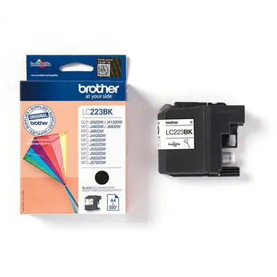 Brother LC-223BK cartouche d'encre 1 pièce(s) Original Noir Brother - visuel 1 - hello RSE - Fiabilité et qualité garanties