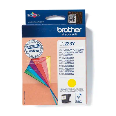 LC223Y - Cartouche d'encre Brother originale – Jaune - Cartouches d'encre - visuel 2