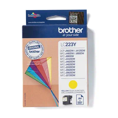 LC223Y - Cartouche d'encre Brother originale – Jaune - Cartouches d'encre - visuel 1