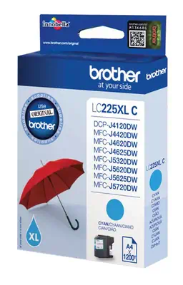 Vente BROTHER LC-225XL cartouche dencre cyan haute capacité Brother au meilleur prix - visuel 2