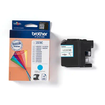 LC223C - Cartouche d'encre Brother originale – Cyan - Cartouches d'encre - visuel 3