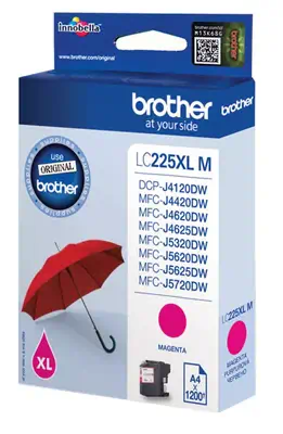 Vente BROTHER LC-225XL cartouche dencre magenta haute Brother au meilleur prix - visuel 2