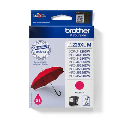 LC225XLM - Cartouche d'encre Brother originale - Magenta - Cartouches d'encre - visuel 1