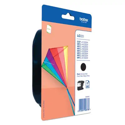 Brother LC223BKBP cartouche d'encre 1 pièce(s) Original Noir - Cartouches d'encre - visuel 1