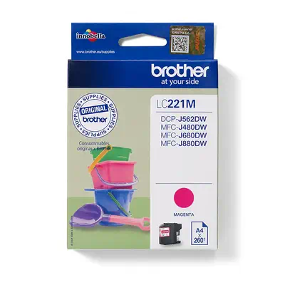 Brother LC221M cartouche d'encre 1 pièce(s) Original Magenta - Cartouches d'encre - visuel 1