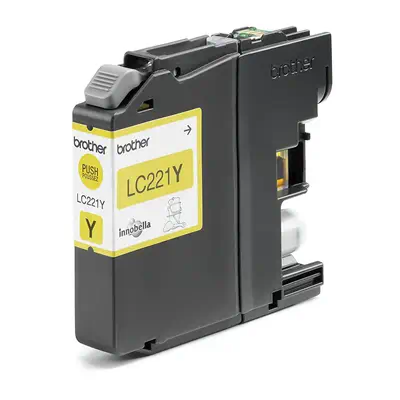 LC221Y - Cartouche d'encre Brother originale - Jaune Brother - visuel 1 - hello RSE - Obtenez des performances d'impression optimales