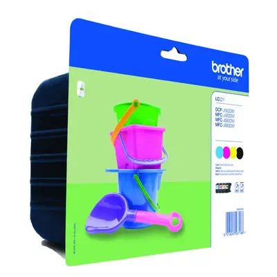 LC221VALBP - Pack de cartouches d'encre Brother originales - Cartouches d'encre - visuel 2