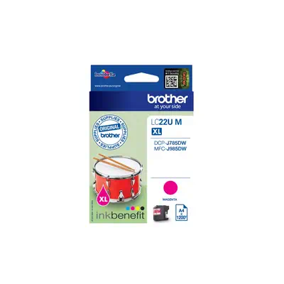 LC22UM - Cartouche d'encre Brother originale à très Brother - visuel 1 - hello RSE - Innobella, une garantie de qualité et de fiabilité