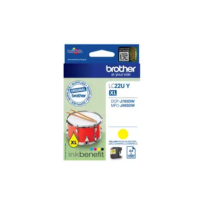 LC22UY - Cartouche d'encre Brother originale à très Brother - visuel 1 - hello RSE - Innobella, une garantie de qualité et de fiabilité