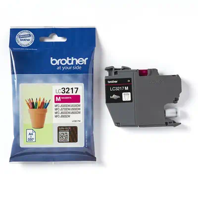 LC3217M - Cartouche d'encre Brother originale – Magenta Brother - visuel 1 - hello RSE - Cartouches durables