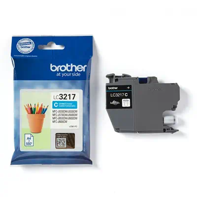 LC3217C - Cartouche d'encre Brother originale – Cyan Brother - visuel 1 - hello RSE - Cartouches durables