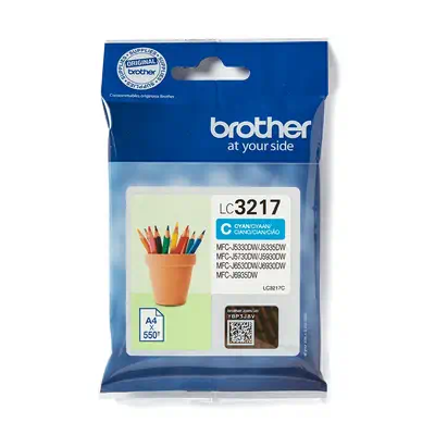 LC3217C - Cartouche d'encre Brother originale – Cyan - Cartouches d'encre - visuel 1
