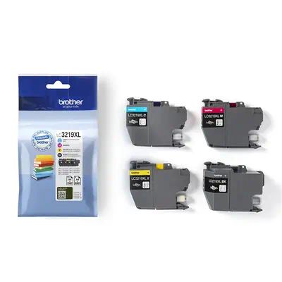 Pack de cartouches d'encre LC3219XLVALBP Brother originales Brother - visuel 1 - hello RSE - Cartouches durables