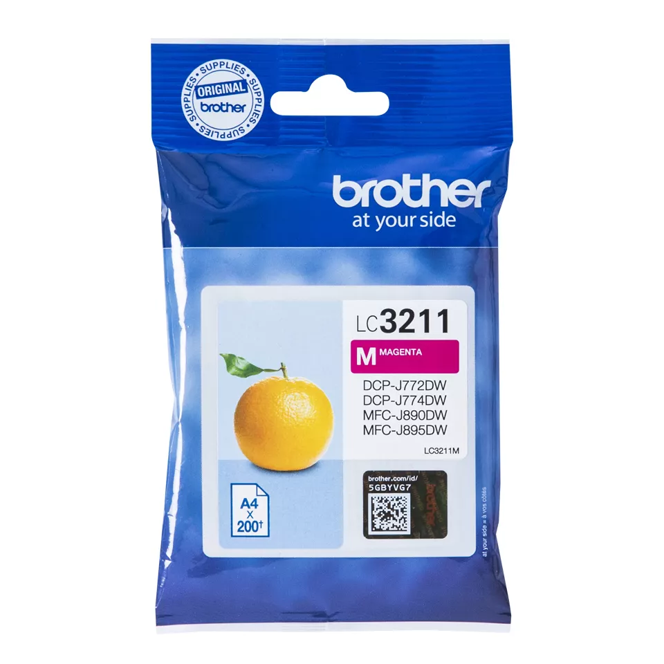 Achat Cartouches d'encre BROTHER LC3211M Magenta ink cartridge with a capacity of