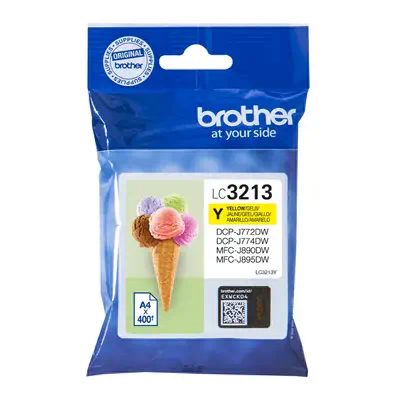 Brother LC3213Y - Cartouche d'encre originale - jaune - Cartouches d'encre - visuel 4