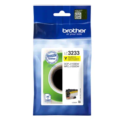LC3233Y - Cartouche d'encre Brother originale - Jaune - Cartouches d'encre - visuel 1