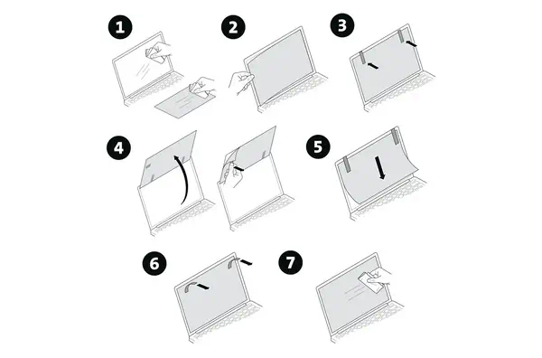 Filtre de confidentialité amovible à 2 directions pour Microsoft Surface Go - Kensington - Protection d'écran et Filtre - visuel 3