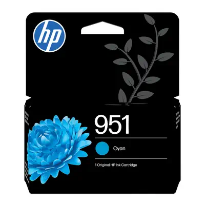 Cartouche authentique d'encre cyan HP 951 - Toner - visuel 1