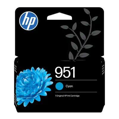 Cartouche authentique d'encre cyan HP 951 - Toner - visuel 1