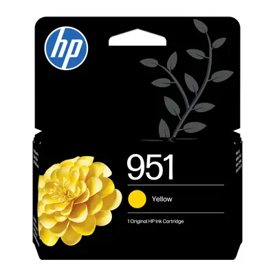 Cartouche authentique d'encre jaune HP 951 - Toner - visuel 1