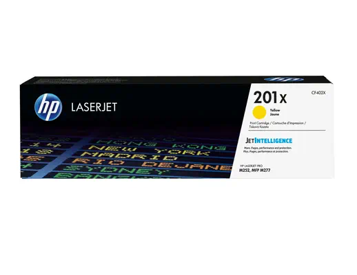 201X toner LaserJet Jaune grande capacité authentique - HP - Toner - visuel 1
