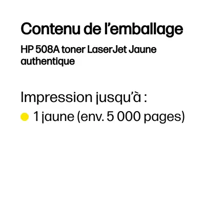 HP 508A toner LaserJet Jaune authentique - Toner - visuel 4