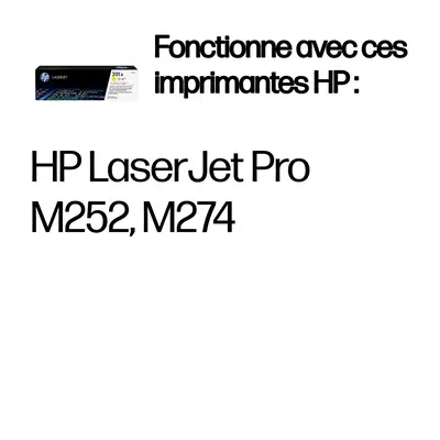 HP 201A toner LaserJet Jaune authentique - Toner - visuel 1