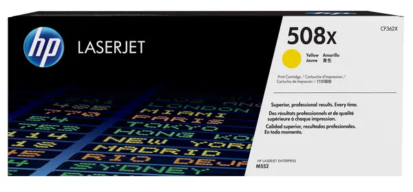 508X toner LaserJet Jaune grande capacité authentique - HP - Toner - visuel 7