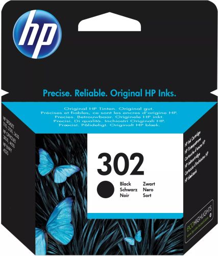 Revendeur officiel Cartouches d'encre HP 302 original Ink cartridge F6U66AE UUS black