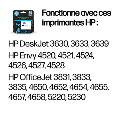 HP 302 Cartouche d’encre noire authentique - Cartouches d'encre - visuel 9