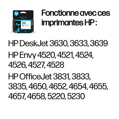 HP 302 Cartouche d’encre trois couleurs authentique - Cartouches d'encre - visuel 2