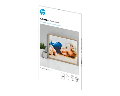 Papier photo HP Advanced, brillant, 250 g/m2, A3 (297 x 420 mm), 20 feuilles - visuel 2