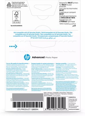 Achat HP original Q8691A Advanced glossy photo paper Ink sur hello RSE - visuel 5