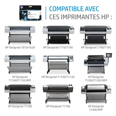 HP 72 cartouche d'encre grise 130 ml - Autres consommables - visuel 2