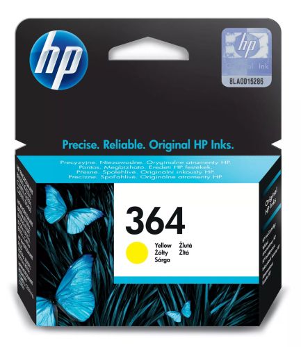 Vente Cartouches d'encre HP 364 original Ink cartridge CB320EE BA1 yellow standard sur hello RSE